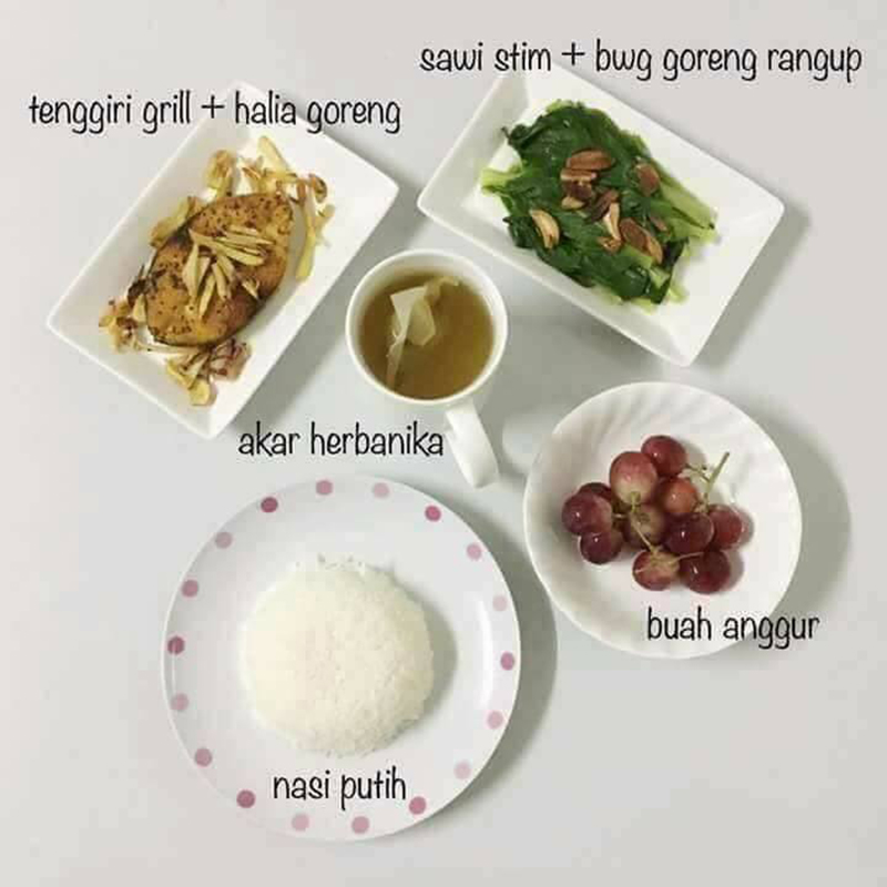 menu berpantang sedap