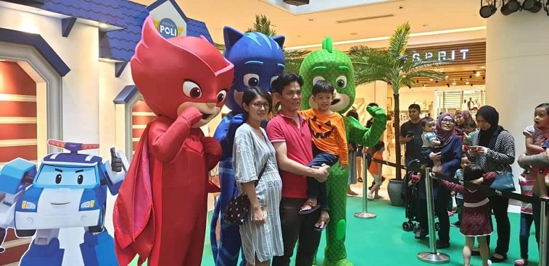 pj masks di Sunway Putra Mall