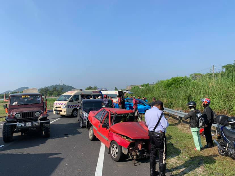 Akibat Kereta Saga Buat Pusingan U Tiba-tiba, Bayi Berusia 