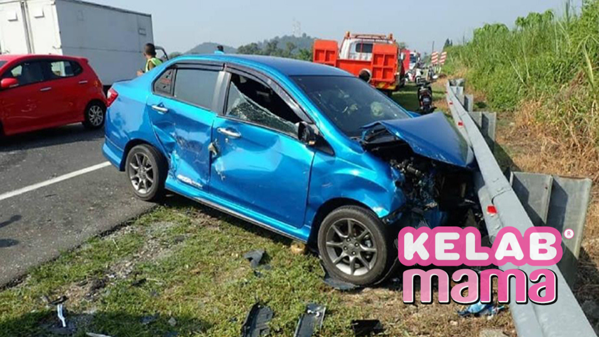 Akibat Kereta Saga Buat Pusingan U Tiba-tiba, Bayi Berusia 