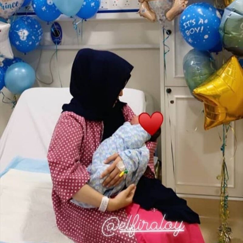 Pelakon Drama Qalesya Kongsi Detik Bahagia Lahirkan Anak Sulung