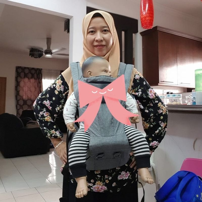 Isu Baby Carrier: Boleh Ke Gendong Anak Menghadap Ke Depan?