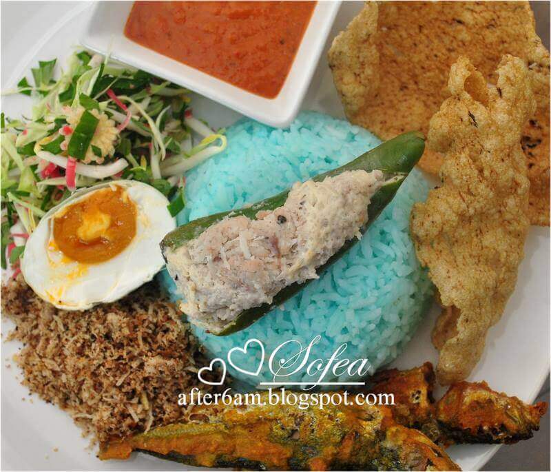 Resepi nasi Kerabu yang berasal dari Kelantan