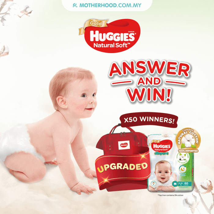 peraduan lampin bayi huggies