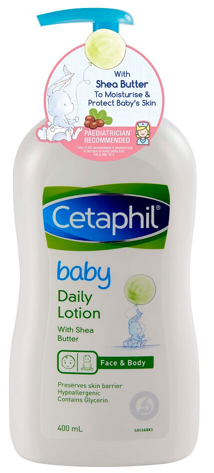 cetaphil baby lotion - produk penjagaan kulit bayi 