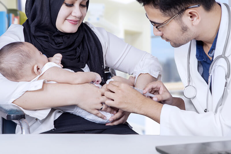 Pemberian Vaksin Pneumokokal oleh Klinik Kesihatan KKM