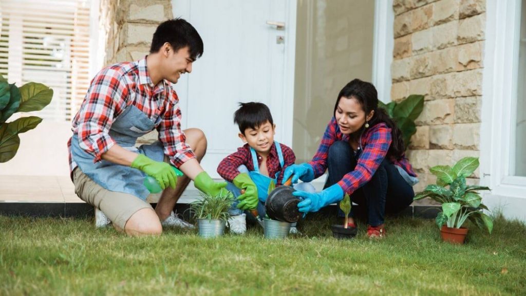 berkebun mengeratkan silaturahim sesama keluarga