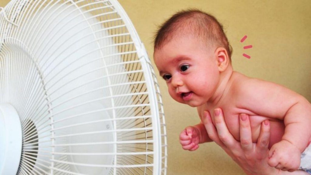 dedahkan bayi pada pengudaraan yang baik bagi mengurangkan ruam panas bayi