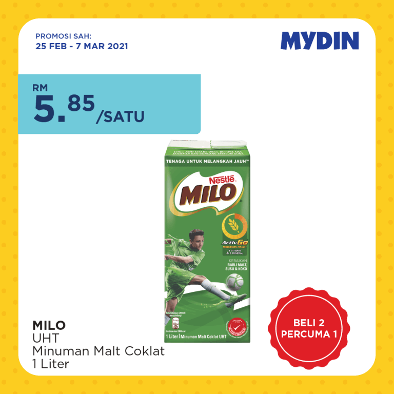 MILO kotak di MYDIN Kids & Baby Fair 