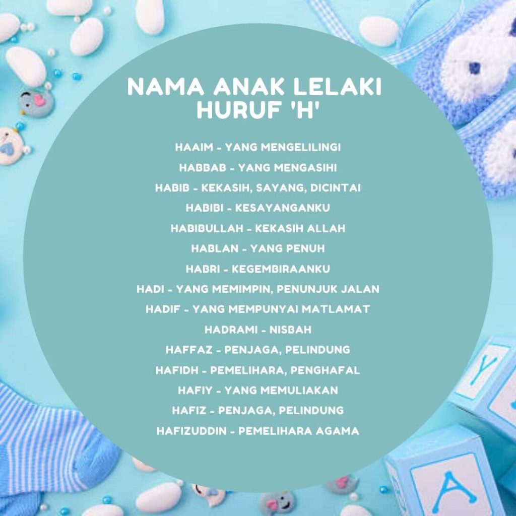 nama anak lelaki huruf H