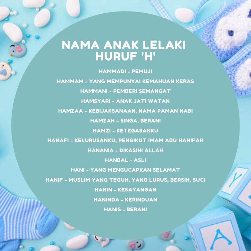 nama anak lelaki huruf H