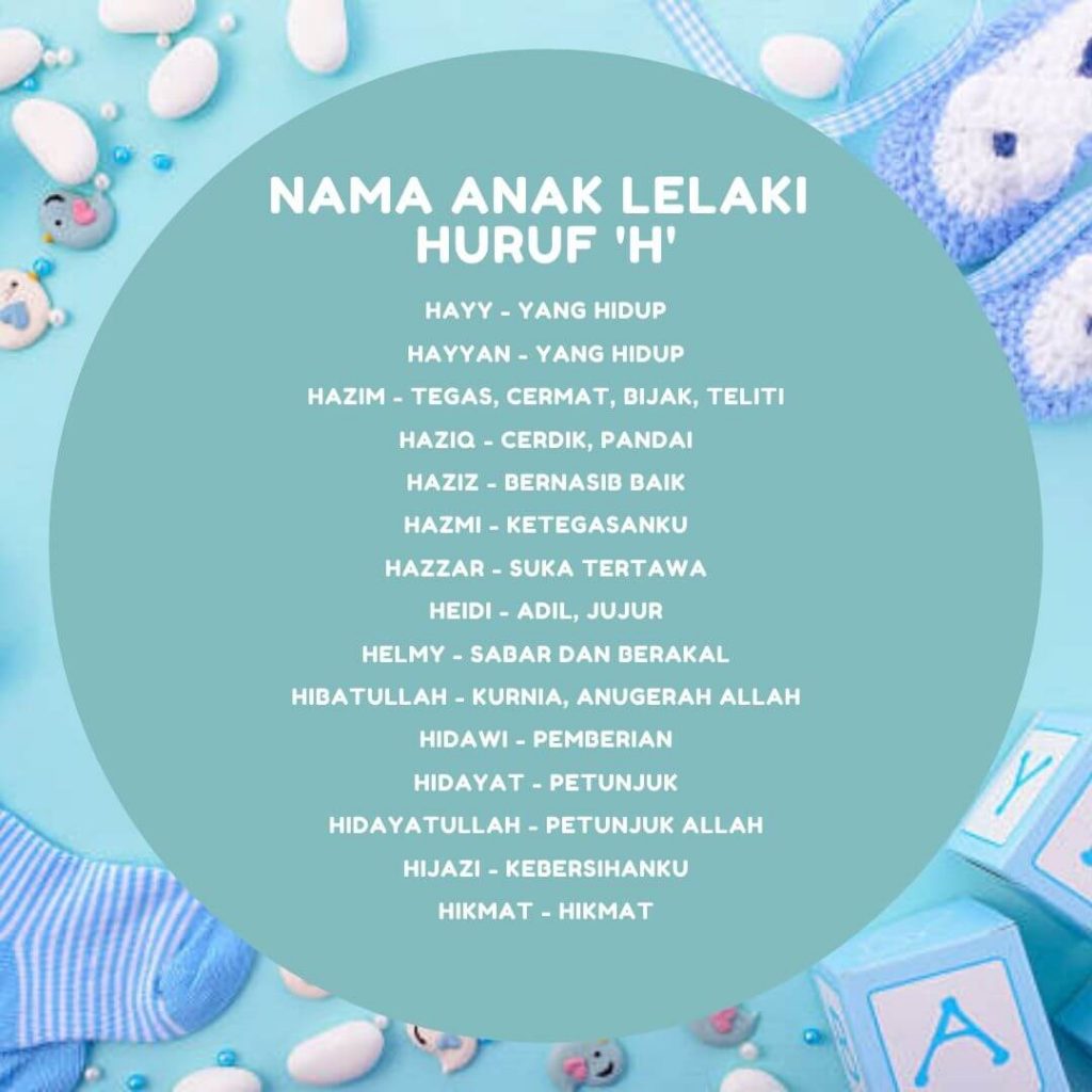 nama anak lelaki H