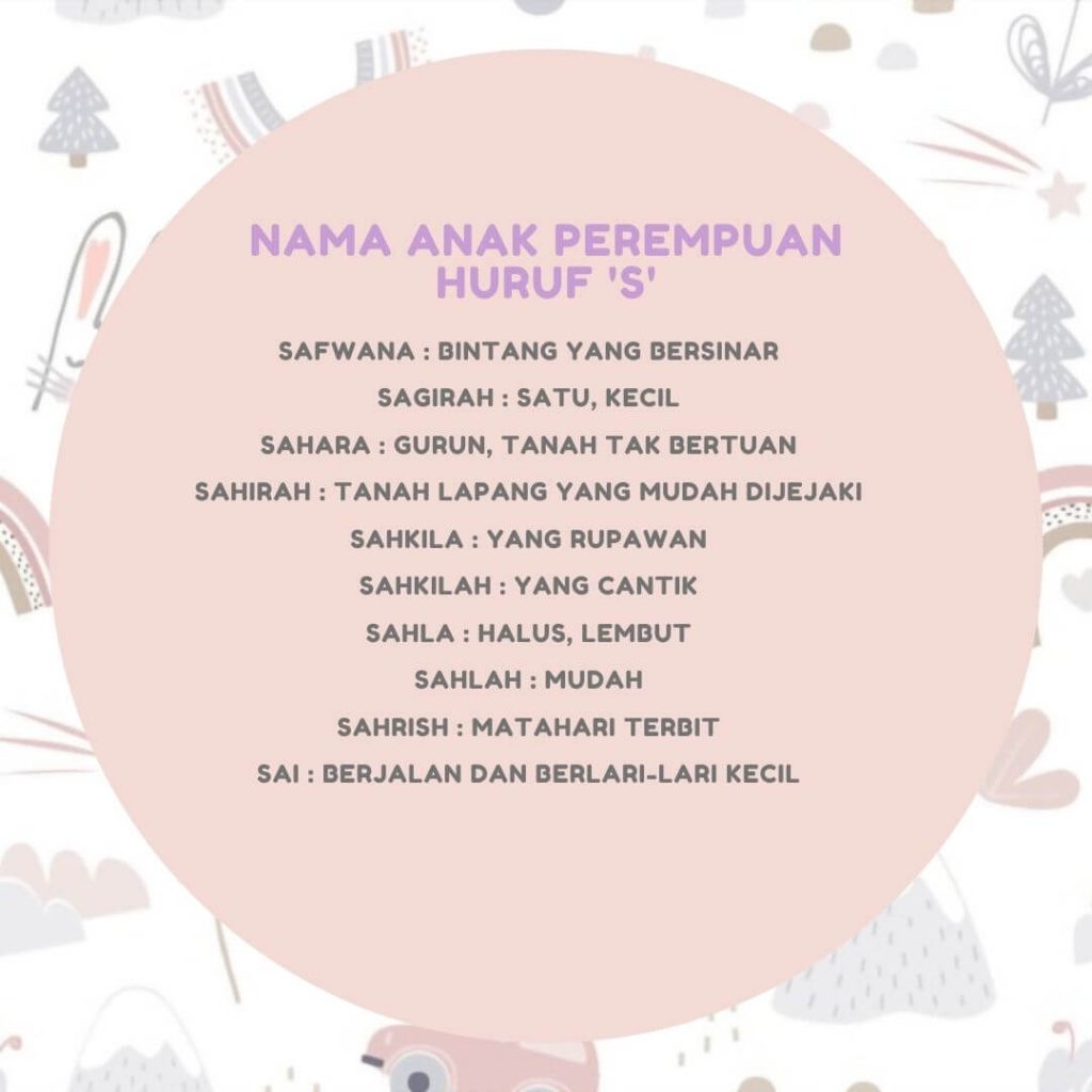 nama anak perempuan S