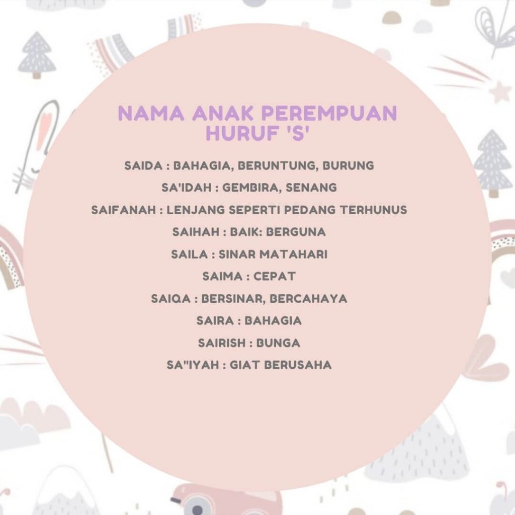 nama anak perempuan S