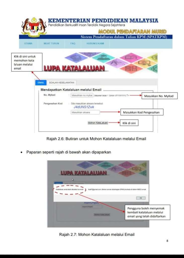 pendaftaran tahun 1 online