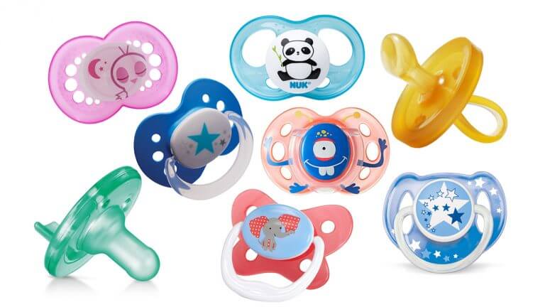 pelbagai jenis puting baby atau pacifier