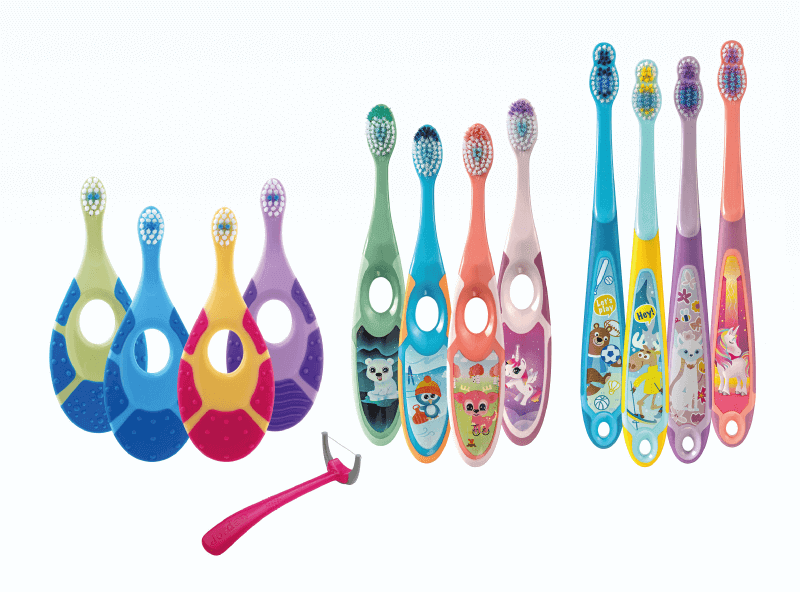 Jordan Kids STEPS toothbrushes