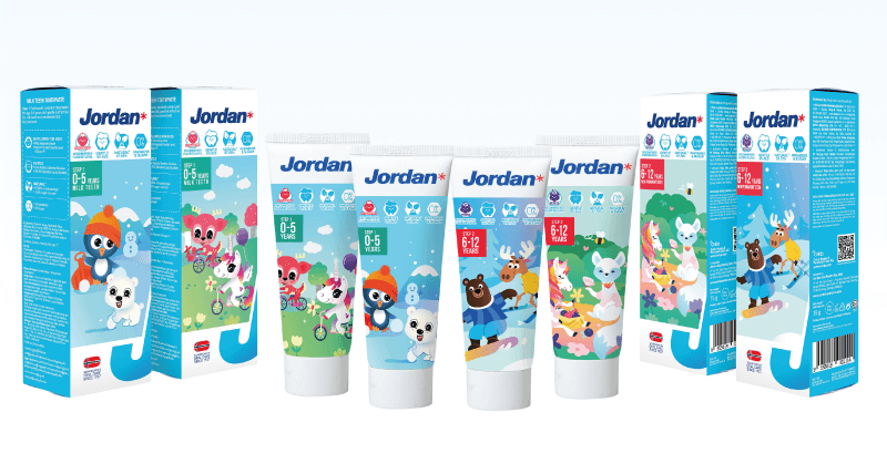 Jordan Kids STEPS toothpaste