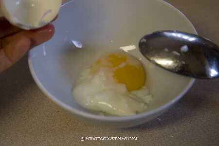 cara buat telur separuh masak