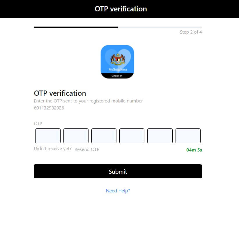 OTP verification