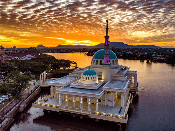 The Floating Mosque Kuching