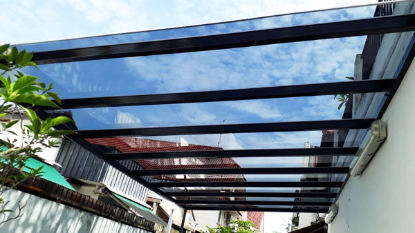 Awning Rumah Polycarbonated