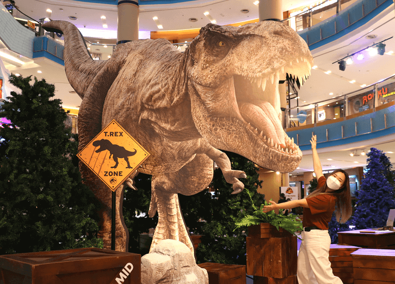 dinosaur di Sunway Pyramid