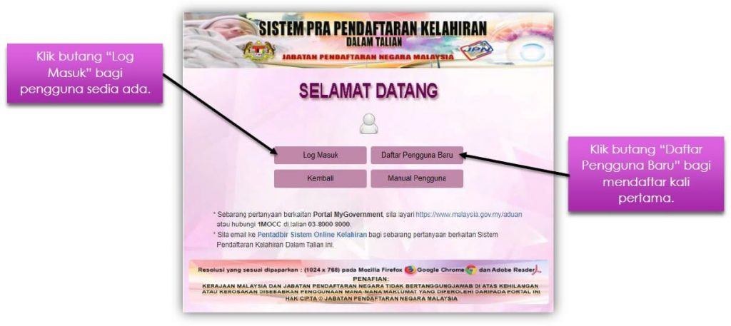 daftar kelahiran online Malaysia