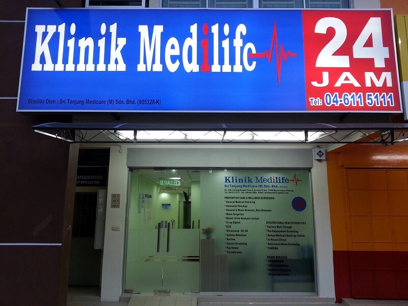 klinik 24 jam penang