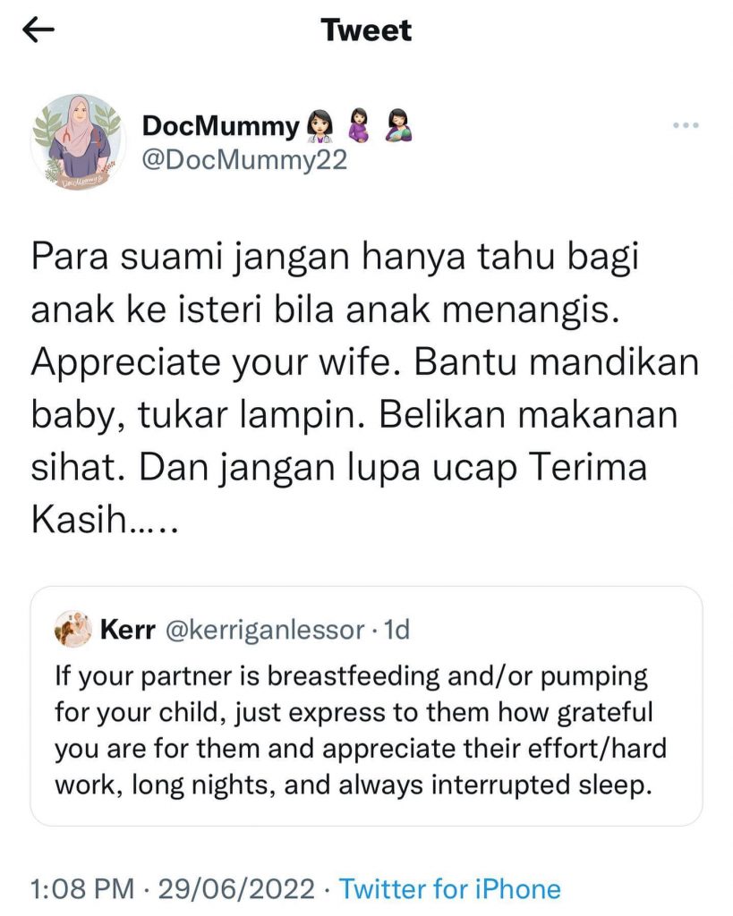 perkongsian Docmummy22 di Facebook