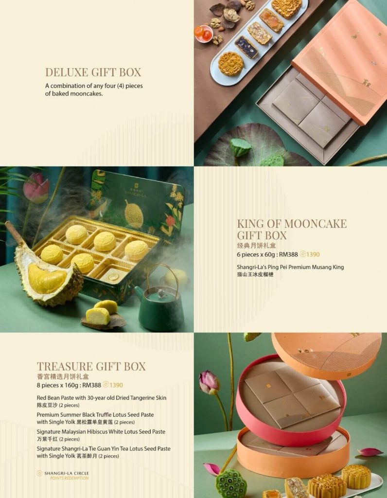 mooncake atau kuih bulan Shangri-La KL