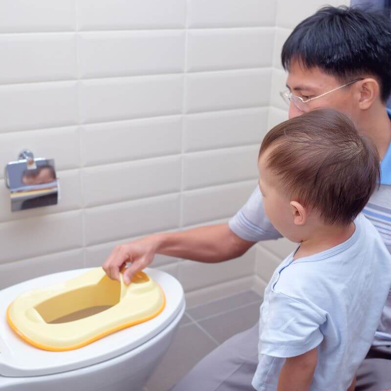 ayah cara ajar anak ke tandas