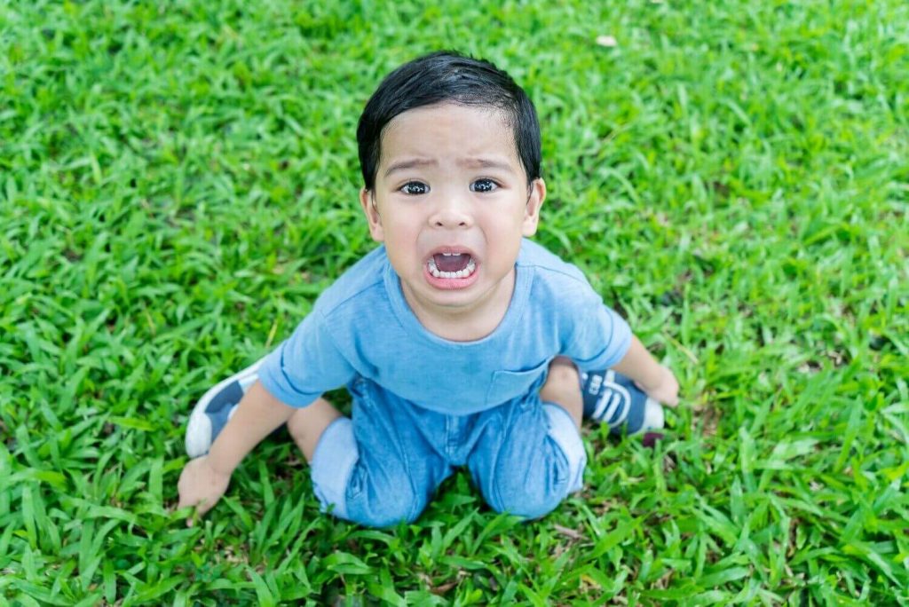 tantrum anak kecil lelaki