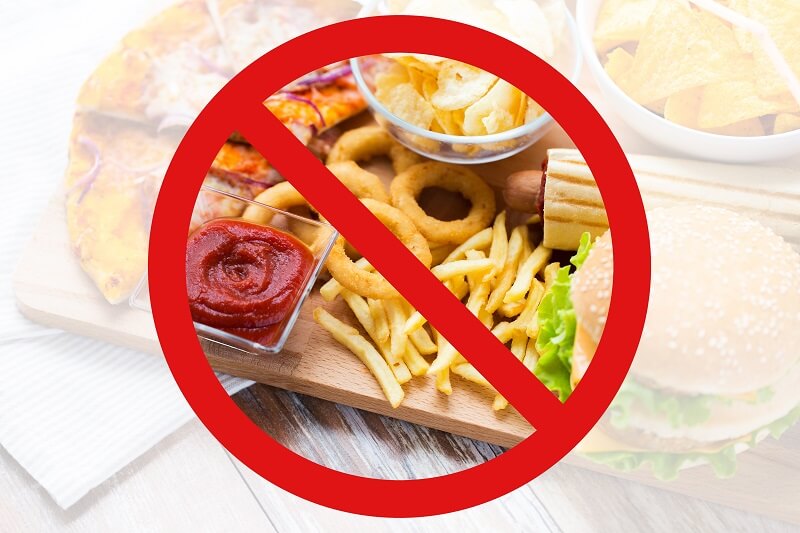 kurangkan fast food untuk kesihatan diri 
