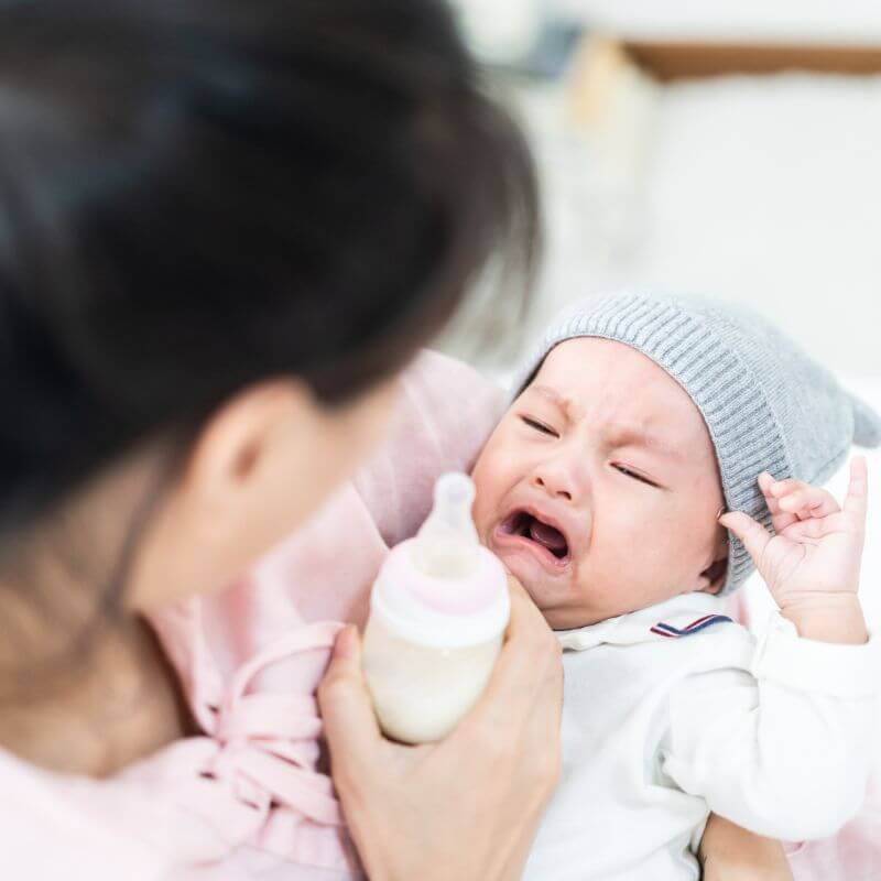 lambat menyusu bayi menyebabkan sawan tangis