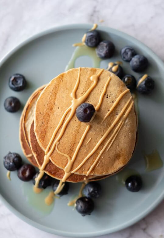 resepi vegan - pancake oat