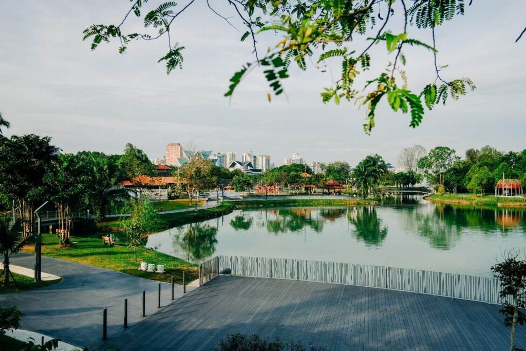 tempat perkelahan di Taman Tasik Titiwangsa