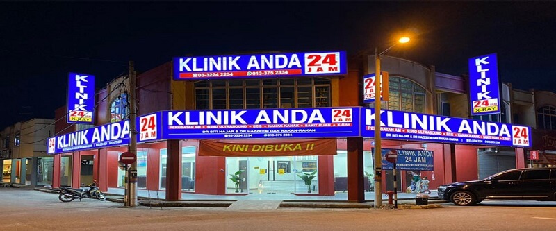 Klinik Anda, klinik 24 jam