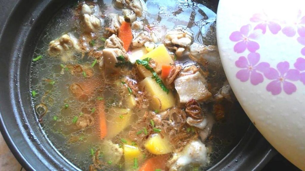 resepi sup ayam black pepper chinese style
