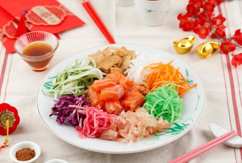 hamil makan Yee Sang 