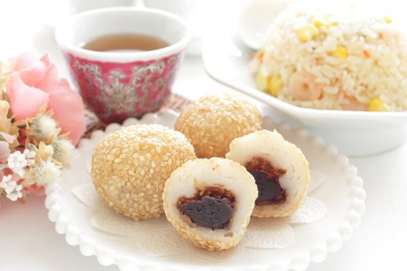 kuih-muih kaum cina,  Jian Dui (Dimsum)