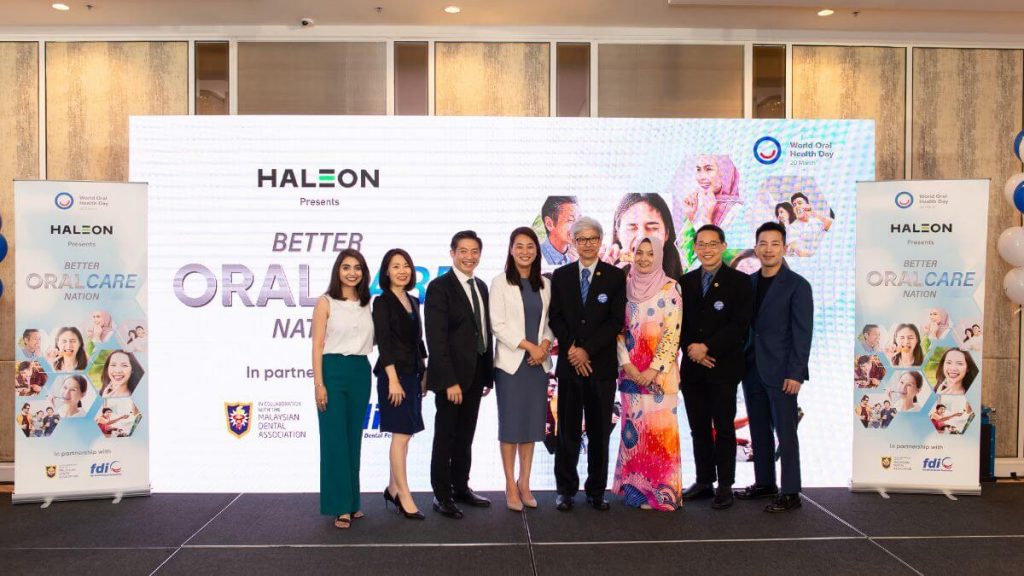 Haleon Leadership team at the launch of BetterOralCareNation on World Oral Health Day