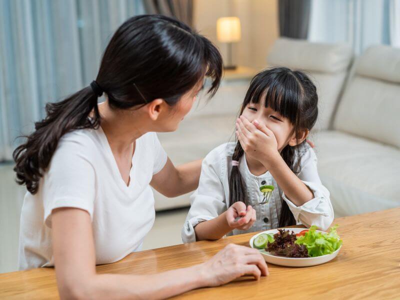 tak nak makan sayur 