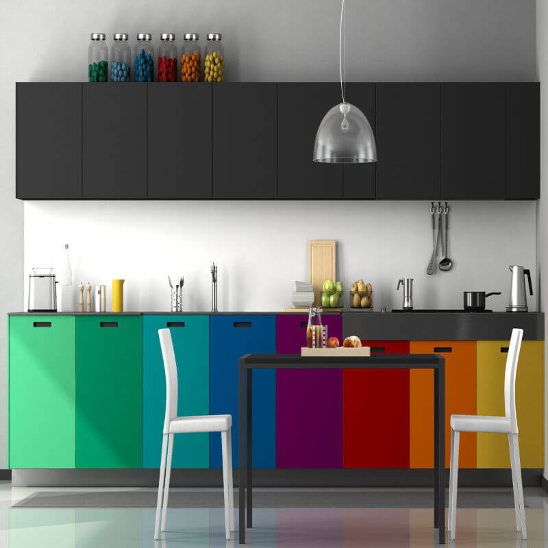 warna dapur moden