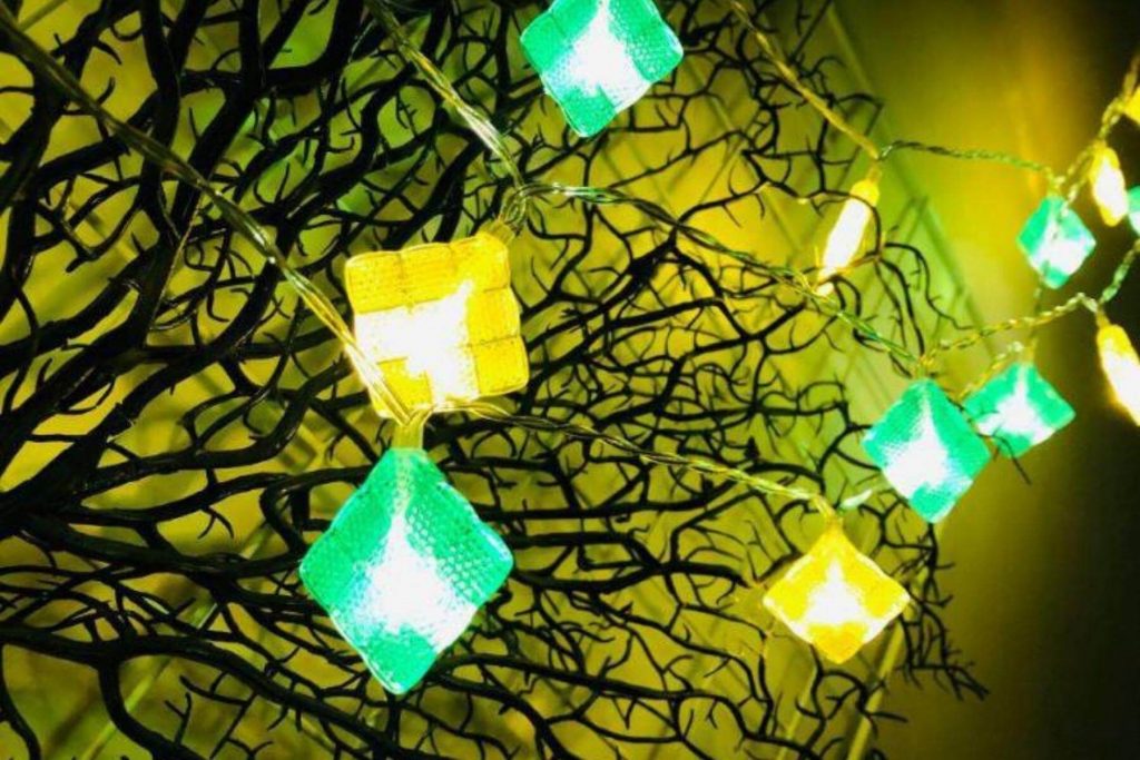 lampu ketupat LED untuk hiasan hari raya