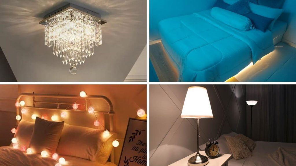 lampu bilik tidur trendy