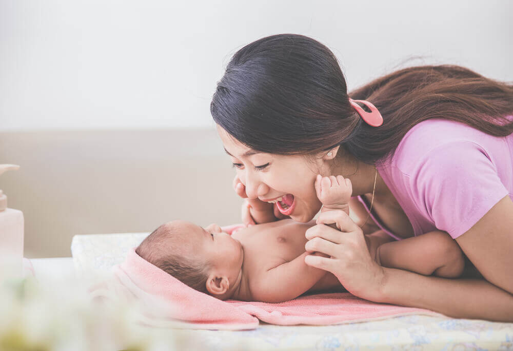 mak interaksi dengan baby 9 bulan