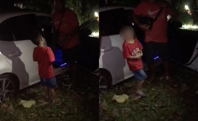 kanak-kanak 6 tahun bawa kereta dan menipu polis