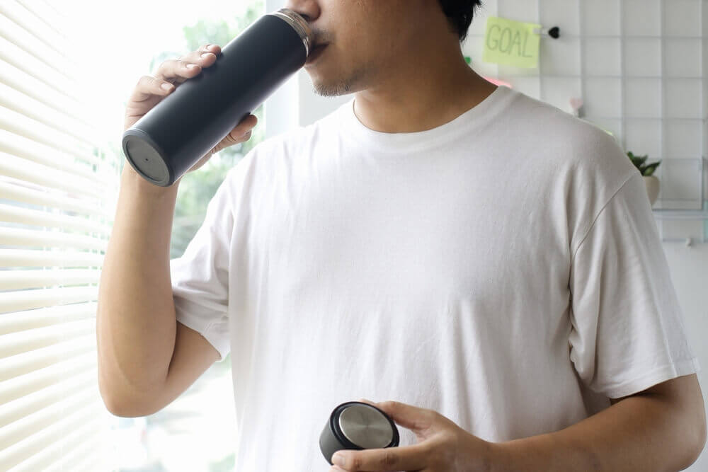 botol air ketika senaman musim panas