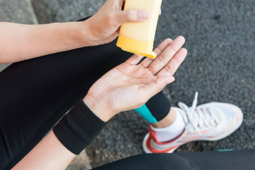 penggunaan sunscreen ketika senaman musim panas